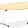Solar Maple Semi Circular Folding Table -Furniture Sale Shop 1600mm semi circle maple