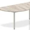 Gladstone Grey Oak Semi-circle Table 1600 Box Frame Leg -Furniture Sale Shop 1600mm semi circle table box frame leg