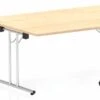 Solar Maple Trapezium Folding Table -Furniture Sale Shop 1600mm trapezium maple