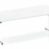 Polar White Rectangular Folding Table 1 Polar White Rectangular Folding Table -Furniture Sale Shop 1800mm rec white