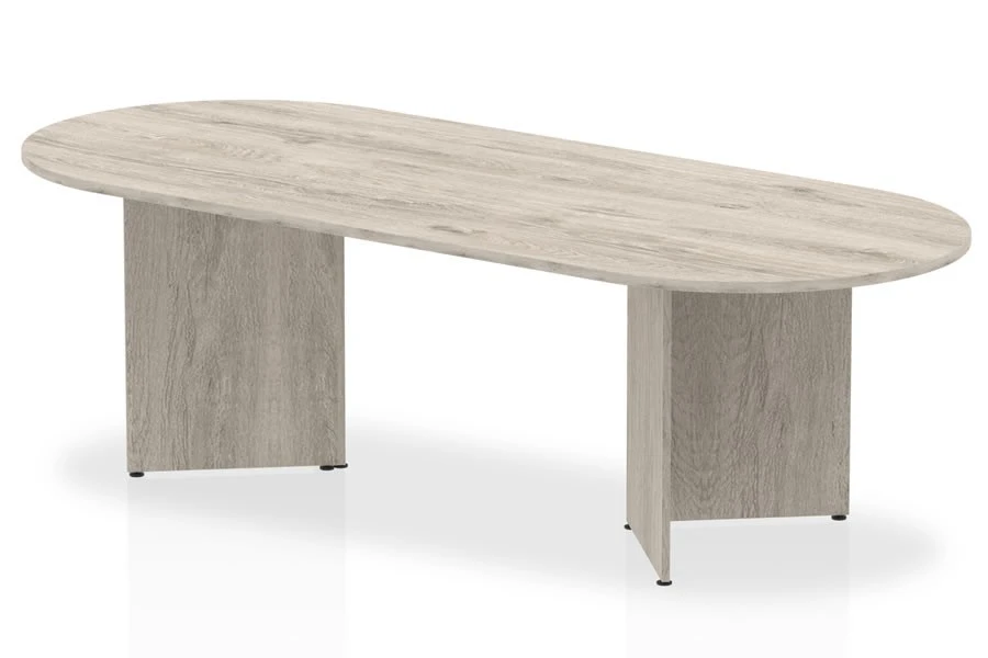 Gladstone Grey Oak 2400 Boardroom Table Panel Leg 3 Gladstone Grey Oak 2400 Boardroom Table Panel Leg