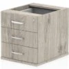 Gladstone Grey Oak Fixed Pedestal 2 Gladstone Grey Oak Fixed Pedestal -Furniture Sale Shop 3 drawer fixed ped