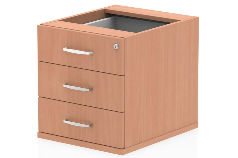 Price Point Beech Fixed Pedestal 4 Price Point Beech Fixed Pedestal - Image 2