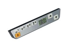 Crown Rectangular Height Adjustable Desk -Furniture Sale Shop 4 way programmable memory up down switch 2