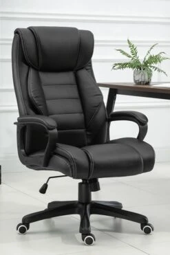 Marino Leather Office Chair -Furniture Sale Shop 921 321v70bk marino black 5