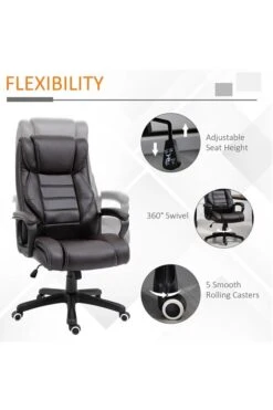 Marino Leather Office Chair -Furniture Sale Shop 921 321v70bn marino brown 6