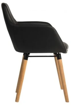 Alesto Reception Chair -Furniture Sale Shop alesto leather pu black 2