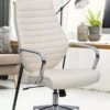 Atlas Cream Leather Office Chair 1 Atlas Cream Leather Office Chair -Furniture Sale Shop atlas 1