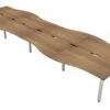 Aura Beam 8 Person Wave Bench Desk 1 Aura Beam 8 Person Wave Bench Desk -Furniture Sale Shop aura9