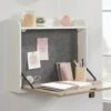 Avon Wall Desk -Furniture Sale Shop avon leather handled wall desk 2