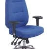 Babylon Fabric 24 Hour Operator Chair -Furniture Sale Shop babylon fabric blue 1