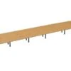 Kestral 10 Person Double Bench Desk -Furniture Sale Shop beech 10 person bench desk