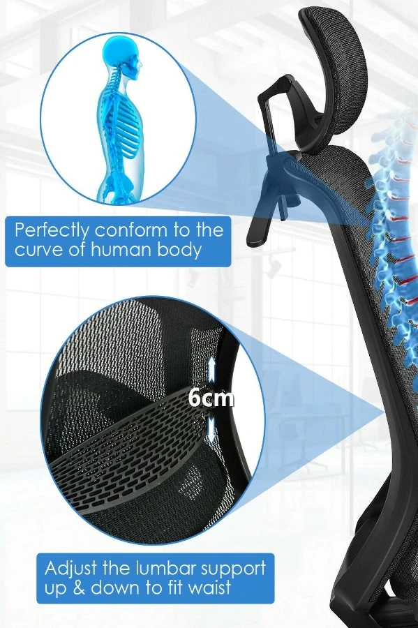 Belleville Ergonomic Mesh Office Chair 8 Belleville Ergonomic Mesh Office Chair - Image 6