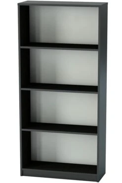 Nene Black Office Bookcase 13 Nene Black Office Bookcase -Furniture Sale Shop bookcase 3 shelf