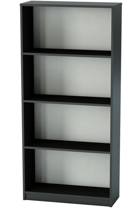 Nene Black Office Bookcase 6 Nene Black Office Bookcase - Image 4