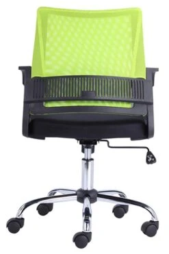 Calypso Medium Back Mesh Desk Chair -Furniture Sale Shop carnival green 4