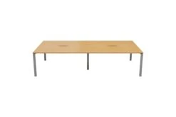 Kestral 4 Person Double Bench Desk 12 Kestral 4 Person Double Bench Desk -Furniture Sale Shop cb1280cosvbe4p front