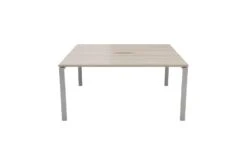 Kestral Grey Oak 2 Person Double Bench Desk -Furniture Sale Shop cb1280cosvgo2p front