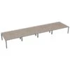 Kestral Grey Oak 8 Person Double Bench Desk -Furniture Sale Shop cb1280cosvgo8p back 45