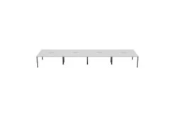 Kestral White 8 Person Double Bench Desk -Furniture Sale Shop cb1280cosvwh8p front