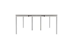 Kestral Grey Oak 4 Person Double Bench Desk -Furniture Sale Shop cb1280cowhgo4p side