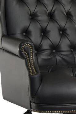 Chairman Noir Leather Office Chair -Furniture Sale Shop chairman 2