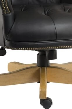 Chairman Noir Leather Office Chair -Furniture Sale Shop chairman 3