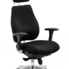 Chiro Plus Black Fabric Ergonomic Office Chair -Furniture Sale Shop chiro plus 2fw