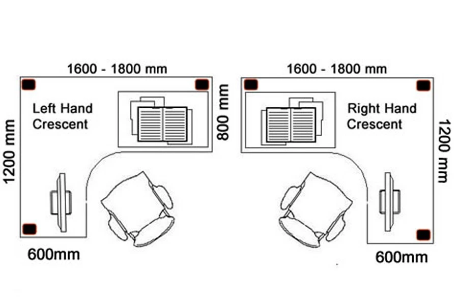 Price Point Beech Panel End Corner Desk 5 Price Point Beech Panel End Corner Desk - Image 3