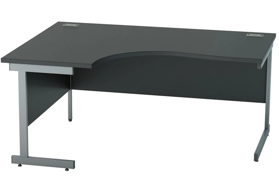 Nene Black Corner Cantilever Desk 3 Nene Black Corner Cantilever Desk