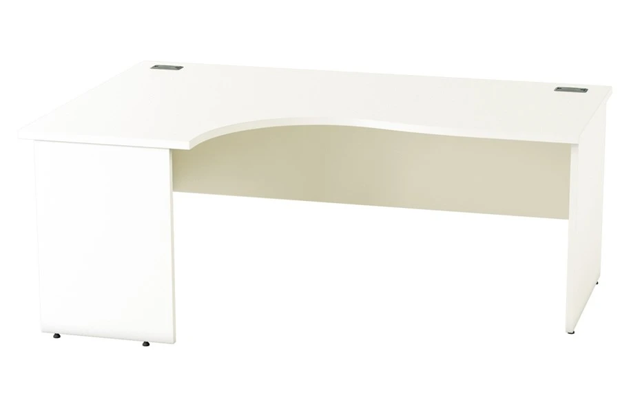 Avon White Corner Panel End Desk 3 Avon White Corner Panel End Desk