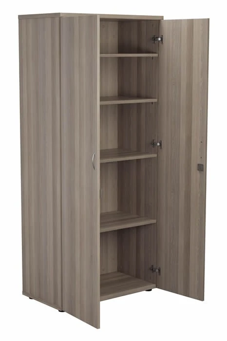 Kestral Grey Oak 1800 High Cupboard 5 Kestral Grey Oak 1800 High Cupboard - Image 3