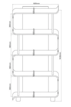 Curved Bookcase -Furniture Sale Shop curved bookcase