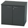 Nene Black Desk High Cupboard -Furniture Sale Shop desk high cupboard 1