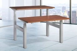 Duo Two Person Height Adjustable Desk -Furniture Sale Shop duo lifestyle 1