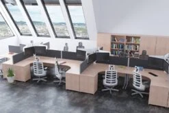 Norton Oak Return Cantilever Desk -Furniture Sale Shop dynamic oak room shot 2 1