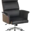 Sicily Leather Office Chair -Furniture Sale Shop elegance black exec chair