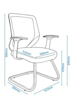 Endo Mesh Visitor Chair -Furniture Sale Shop endo 4 1