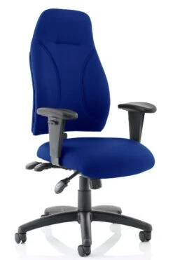 Esme Ergonomic Fabric Office Chair -Furniture Sale Shop esme blue