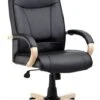 Kingston Leather Office Chair -Furniture Sale Shop finsbury black