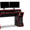 Enzo Black And Red Gaming Computer Desk -Furniture Sale Shop gaming desk 1
