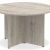 Gladstone Grey Oak Round Meeting Table -Furniture Sale Shop gladstone table