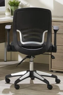 Graphite Folding Arm Mesh Chair 18 Graphite Folding Arm Mesh Chair -Furniture Sale Shop graphite 4