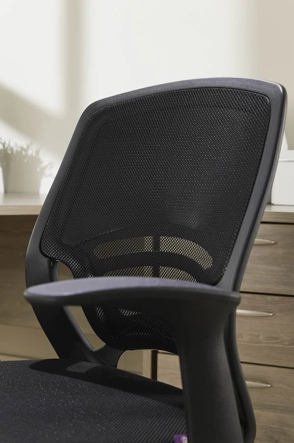 Graphite Folding Arm Mesh Chair 8 Graphite Folding Arm Mesh Chair - Image 6