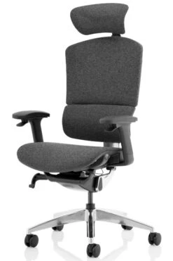 Ergo Click Plus Fabric Office Chair -Furniture Sale Shop grey fabrimesh 3