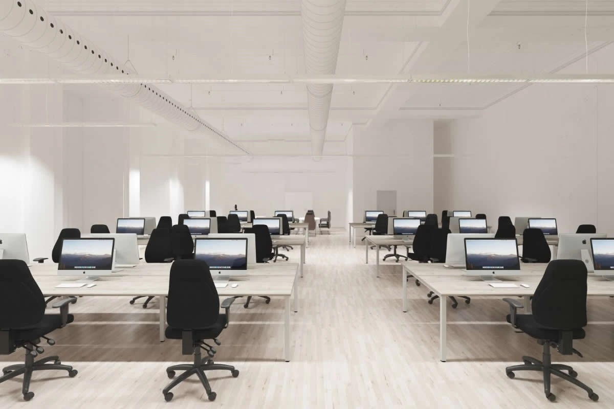 Gladstone Grey Oak 2 Drawer Desk High Side Filer 6 Gladstone Grey Oak 2 Drawer Desk High Side Filer - Image 4