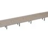 Kestral Grey Oak 10 Person Double Bench Desk -Furniture Sale Shop grey oak bench desk 10 person
