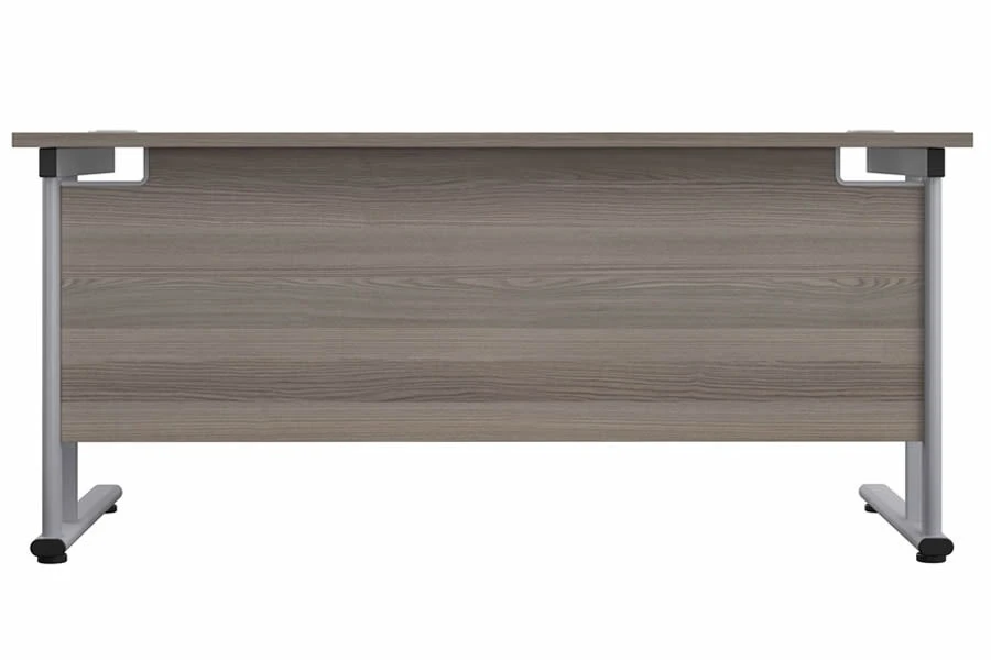 Kestral Grey Oak Rectangular Cantilever Desk 7 Kestral Grey Oak Rectangular Cantilever Desk - Image 5