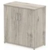 Gladstone Grey Oak Desk High Office Cupboard