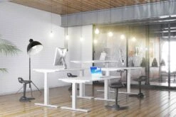 Polar Height Adjustable Desk 10 Polar Height Adjustable Desk -Furniture Sale Shop ha white 1